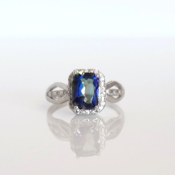 Mystic Gemstone Ring 1.3 Carats Size 7 - Picture 1 of 7